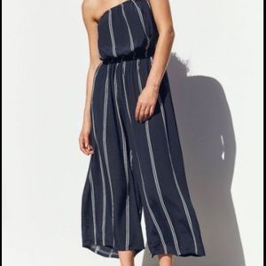 Silence + Noise Jackson Culotte Strapless Jumpsuit